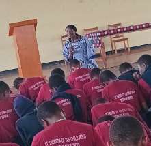 GBV and children's rights session at St Theresia Secondary School