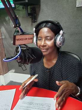GBV education on Radio Shalom, Arusha